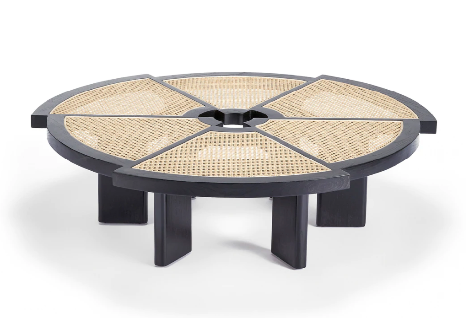 Regal Cane Coffee Table 48"