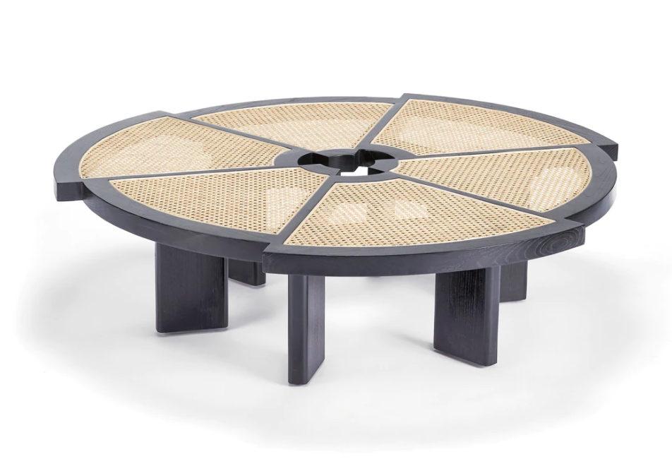 Regal Cane Coffee Table 48"