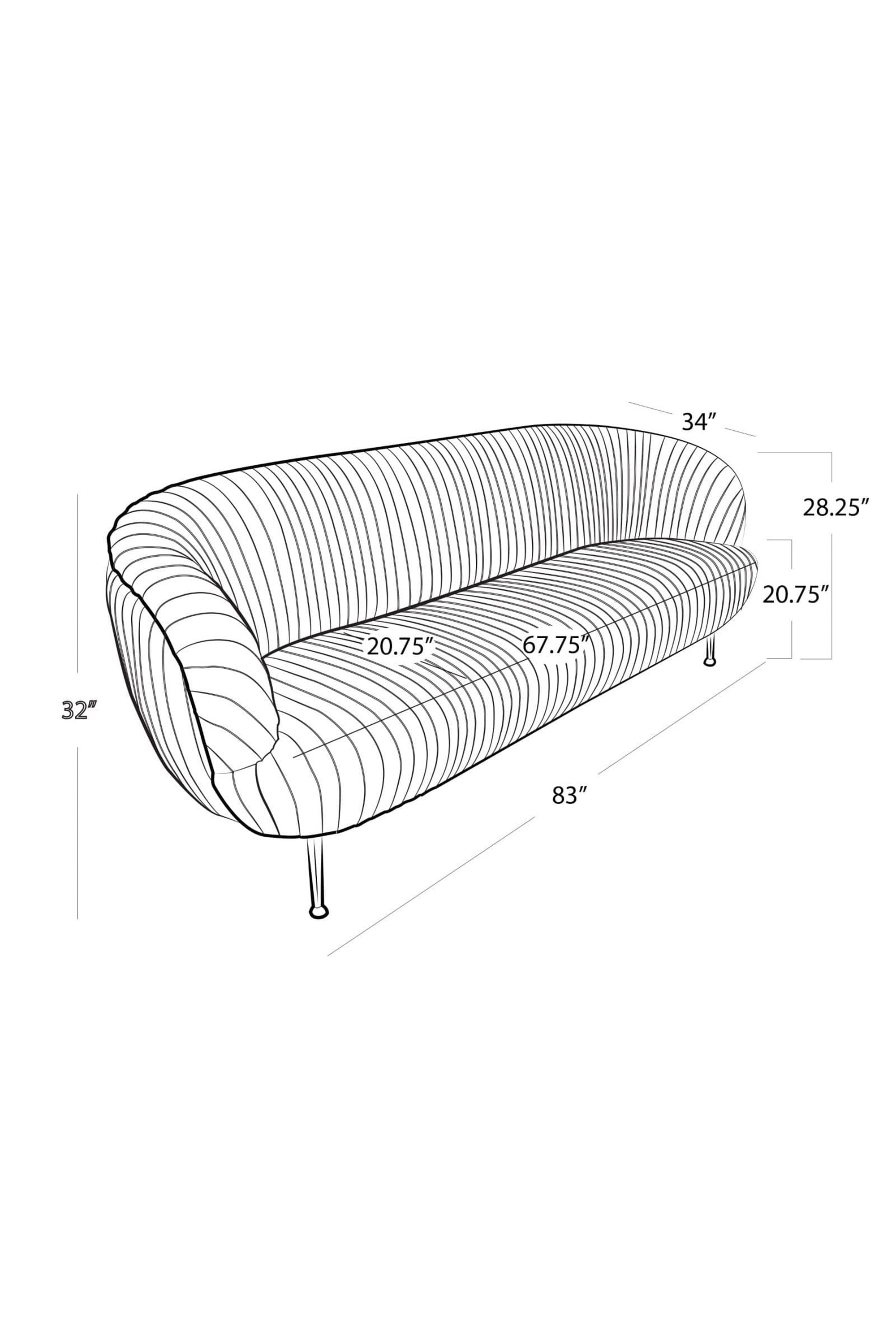 Beretta Leather Sofa