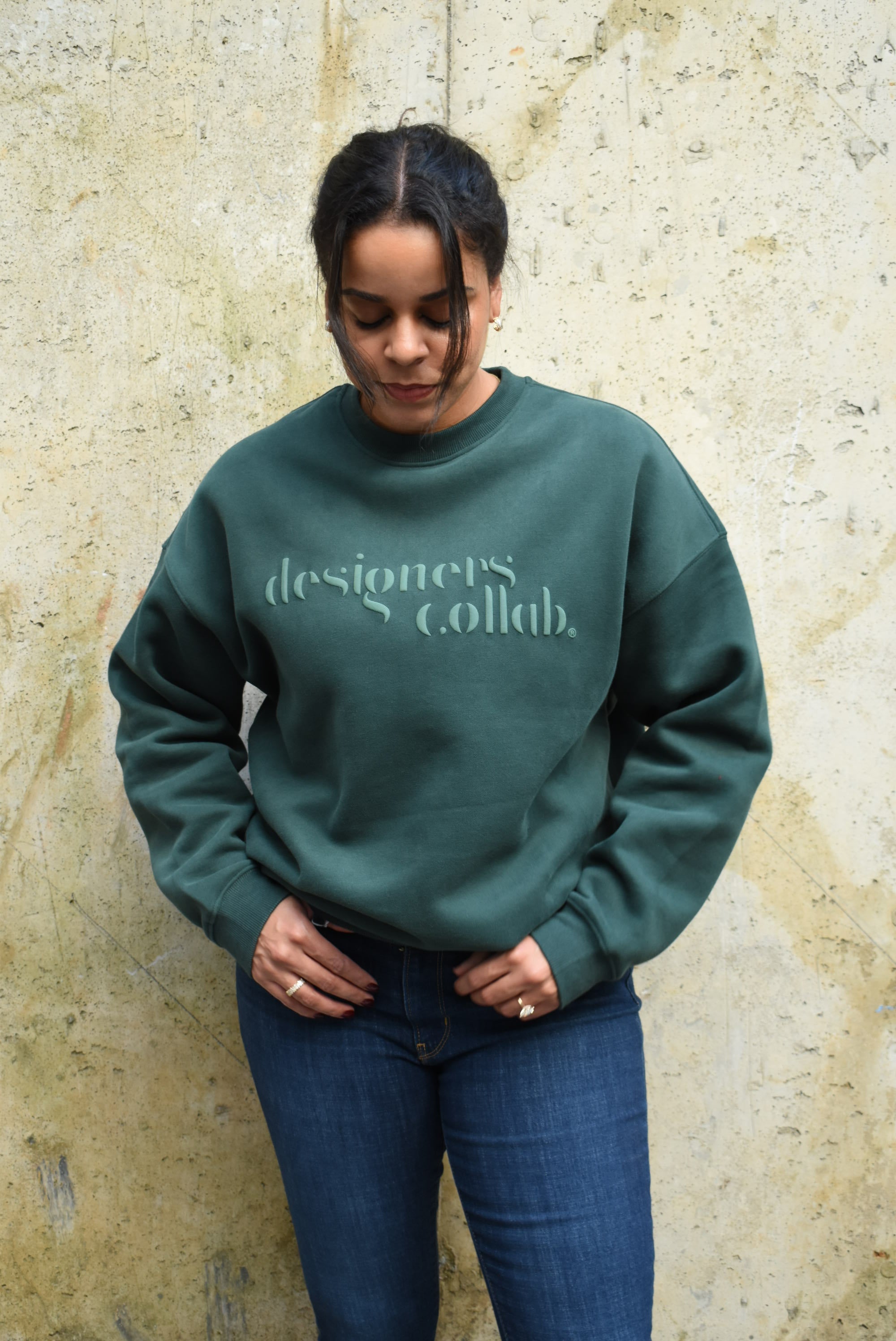 designers collab. Crewneck sweater