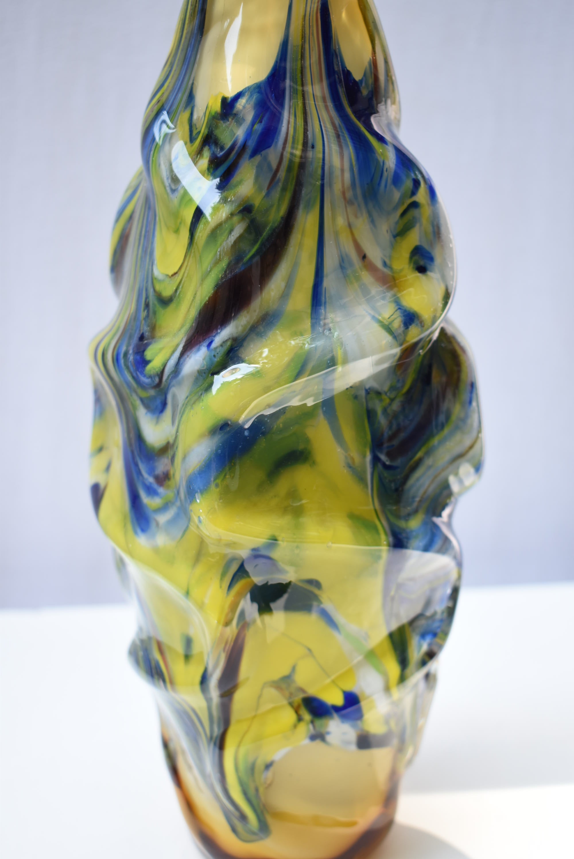 Hand Blown Glass Art Vase