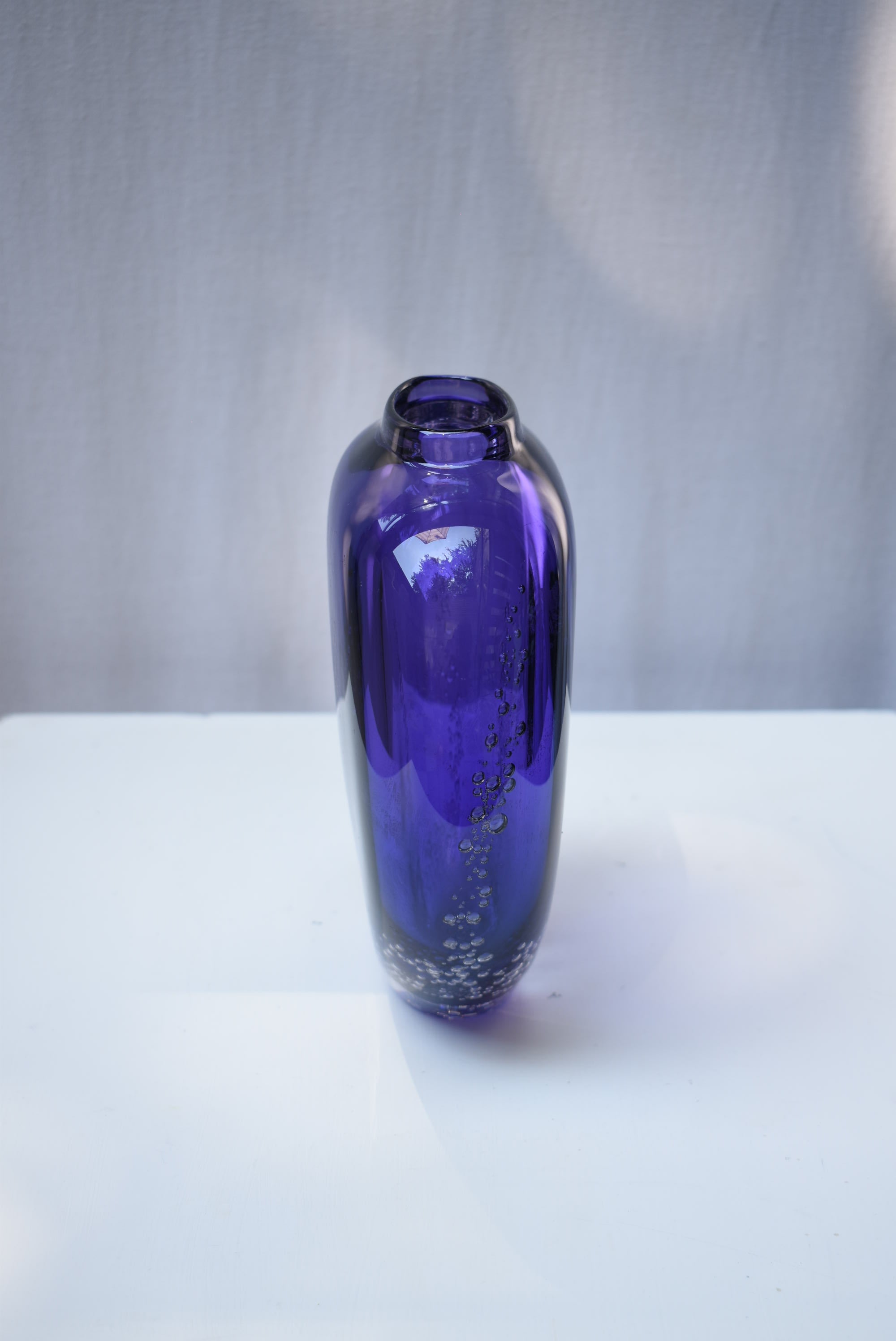 Sea Foam Flat Vase