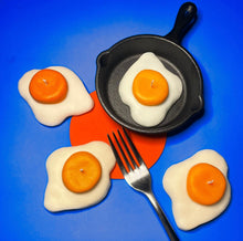  Egg Candle with Mini Cast Iron Pan Holder