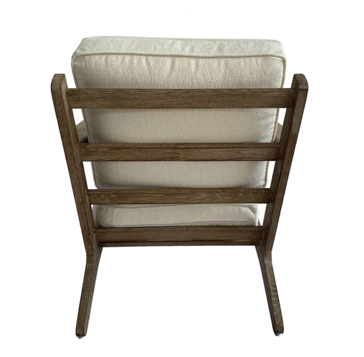 White & Oak Arm Chair