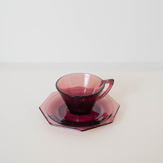 Amethyst Octagonal Tea Set